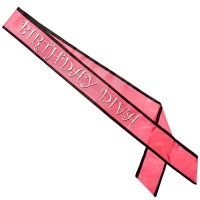 Birthday Diva Satin Sash Party Accessory 1 Count 1Pkg