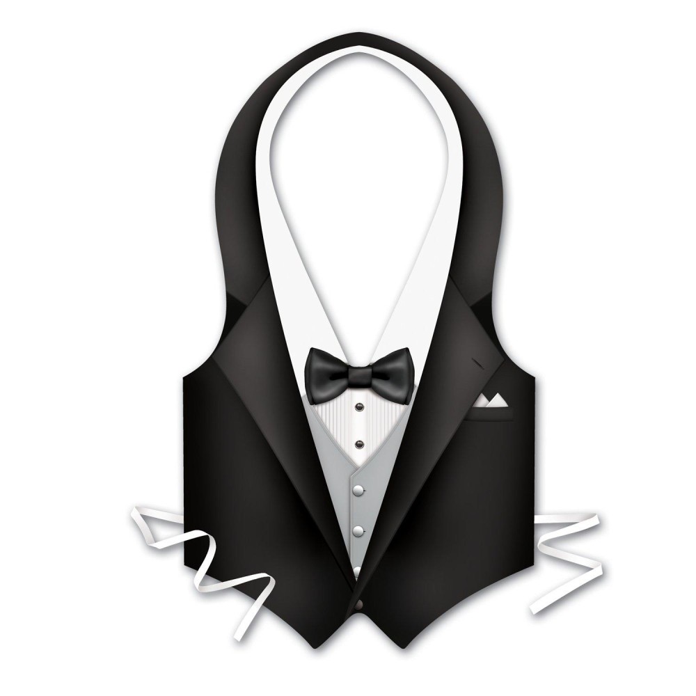 Pkgd Plastic Tux Vest