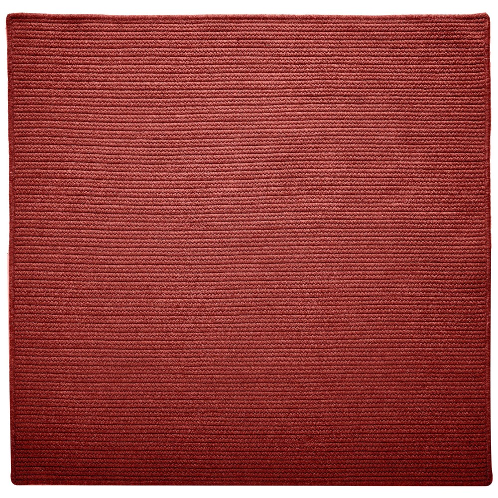 Westminster Square Area Rug 4 by 4Feet Rosewood