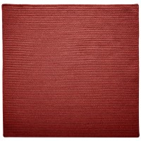 Westminster Square Area Rug 4 by 4Feet Rosewood