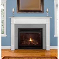 Pearl Mantels 52048 Berkley Paint Grade Fireplace Mantel 48Inch White 48 Inch