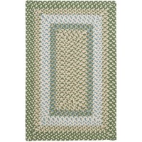 Montego Braided Rug 4 by 6Feet Lime Twist