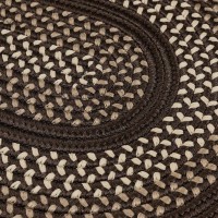 Colonial Mills Deerfield IndoorOutdoor Braided Area Rug Seal Brown