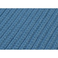 Colonial Mills Simply Home Solid Area Rug 2x7 Blue Ice