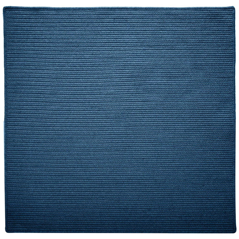 Westminster Square Area Rug 4 by 4Feet Federal Blue