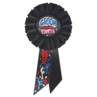 Groom To Be Rosette