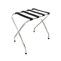 Ustech Luggage Rack Xshape Folding Heavy Duty Luggage Stand For Suitcases With Nylon Straps And Rubber Feet For Added Stabilit