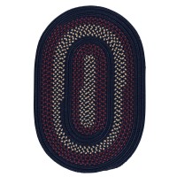 Deerfield Round Area Rug 12Feet Midnight Blue