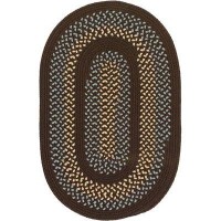 Georgetown Round Area Rug 6Feet Fudge Brown