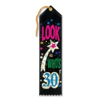 Look Whos 30 Award Ribbon