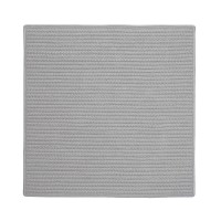 Simply Home Solid Area Rug 6x6 Shadow