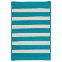 Stripe It Turquoise 10 square