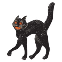 Jointed Scratch Cat Black