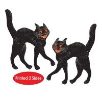 Jointed Scratch Cat Black