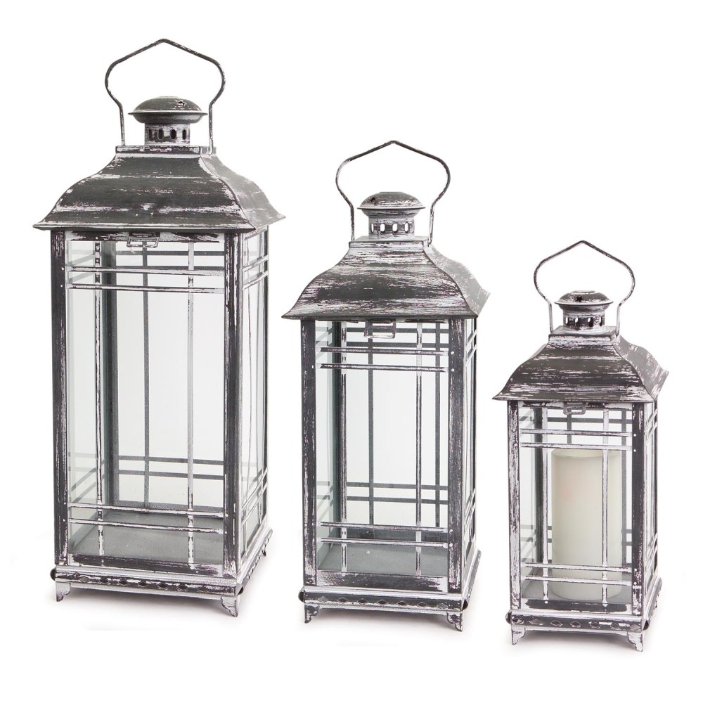 Metal Lantern Set Of 3