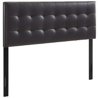 Modway Lily Tufted Faux Leather Upholstered Queen Headboard In Brown