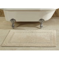 Better Trends 100 Cotton Lux Collection Bath Mats Sand Bath Mat Tufted Reversible Absorbent Machine Washable Bath Mats