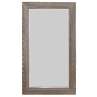 Beaded Mirror Silver