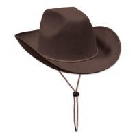 Beistle Brown Felt Cowboy Hat1 Pc