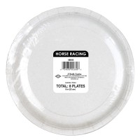 Beistle Horse Racing Plates 9Inch Multicolor