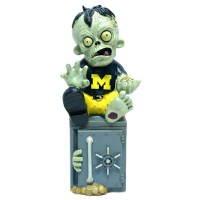 Michigan Wolverines Zombie Figurine Bank Co