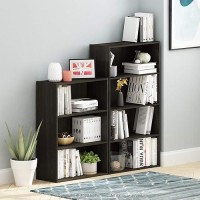 Furinno Pasir 4-Tier Bookcase / Bookshelf / Storage Shelves, Espresso