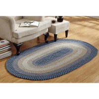 Better Trends Woodbridge Braid collection is Durable Mildew Moisture Resistant Reversible Indoor Area Utility Rug 100 Wool in