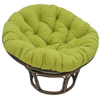 Blazing Needles Twill Papasan Cushion, 1 Count (Pack Of 1), Mojito Lime