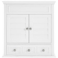 Crosley Furniture Lydia Bathroom Wall Cabinet, White