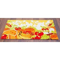 Floortex Doortex Printed Short Kitchen Runner Rectangular Salad Design 20 x 30 FR4KR2030SS