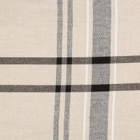 Dii French Stripe Tabletop Collection Farmhouse Style Dining Table Linen Tablecloth, 60X120, Taupe/Black