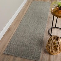 Monaco Sisal MC300 Ash 23 x 76 Runner Rug