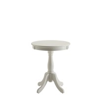 Alger Side Table, White