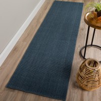 Monaco Sisal MC300 Navy 23 x 76 Runner Rug