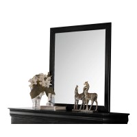 AcME Louis Philippe Mirror in Black 23734D0102H7c9gJ