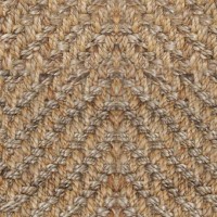 Chevron Handspun Jute Area Rug Naturalgrey 5x8