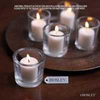 Hosleys Set Of 30 Unscented White Votive Candles