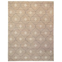 Reign Diamond Handwoven Area Rug NaturalBeigeGray 8X10