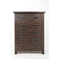 Jofran Inc. Jackson Lodge, 5 Drawer Chest, 36