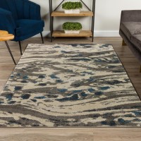 Upton UP2 Pewter 53 x 77 Rug