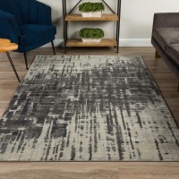 Upton UP1 Pewter 96 x 132 Rug