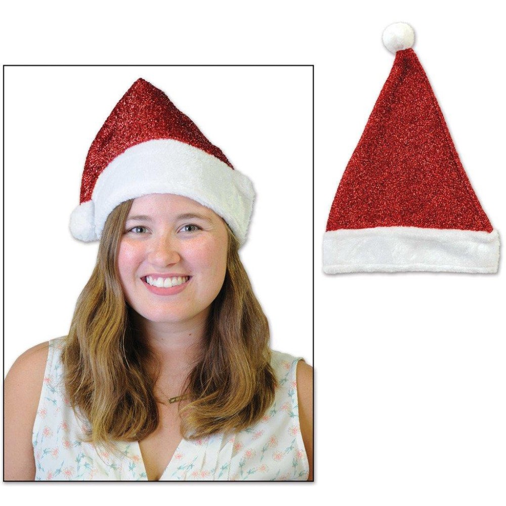 Metallic Santa Hat