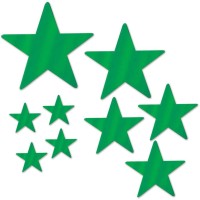 Pkgd Foil Star Cutouts