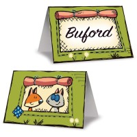 Woodland Friends Place Cards