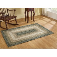 Better Trends Woodbridge Braid Collection is Durable Mildew and Moisture Resistant Reversible Indoor Area Utility Rug 100 Wool