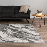 Rocco RC3 Silver 51 x 75 Rug