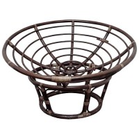 International Caravan Bali 42-Inch Rattan Papasan Chair Replacement Frame (Cushion Not Included)