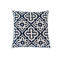 Monarch Specialties Motif Design 18 x 18 Dark Blue 1 Piece Pillow