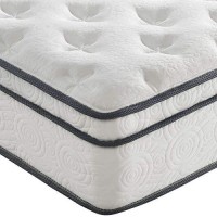 Modway Jenna 10A Innerspring And Memory Foam Twin Mattress With Individually Encased Coils