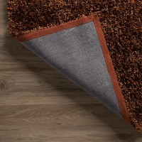 Addison Sommer Solid Spice Balloon Shag 2 x 3 Accent Rug